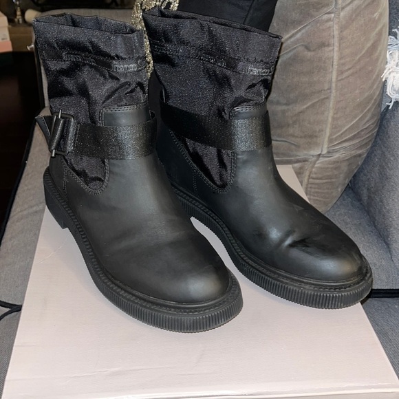 Franco Sarto Women's Trendy Moto-Style Leather Boots size 9 M - Picture 1 of 5